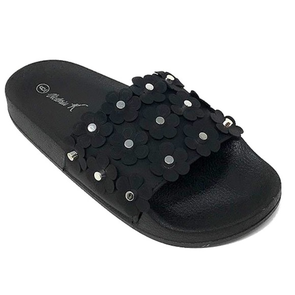 NWOT Victoria K Floral Slide-Size 7 - Picture 1 of 10